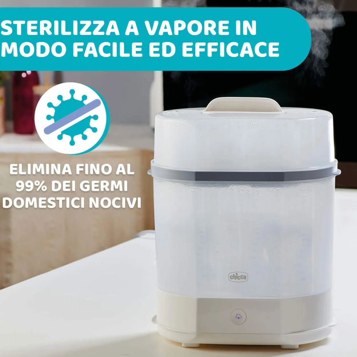 Sterilizzatore a vapore Chicco