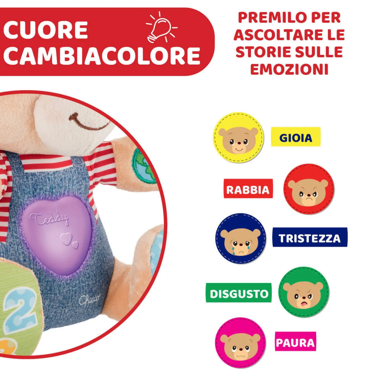 Teddy orso delle emozioni