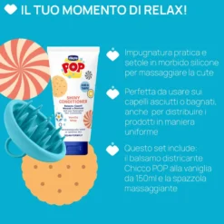 Tingly gift set - balsamo districante 150ml con spazzola massaggiante