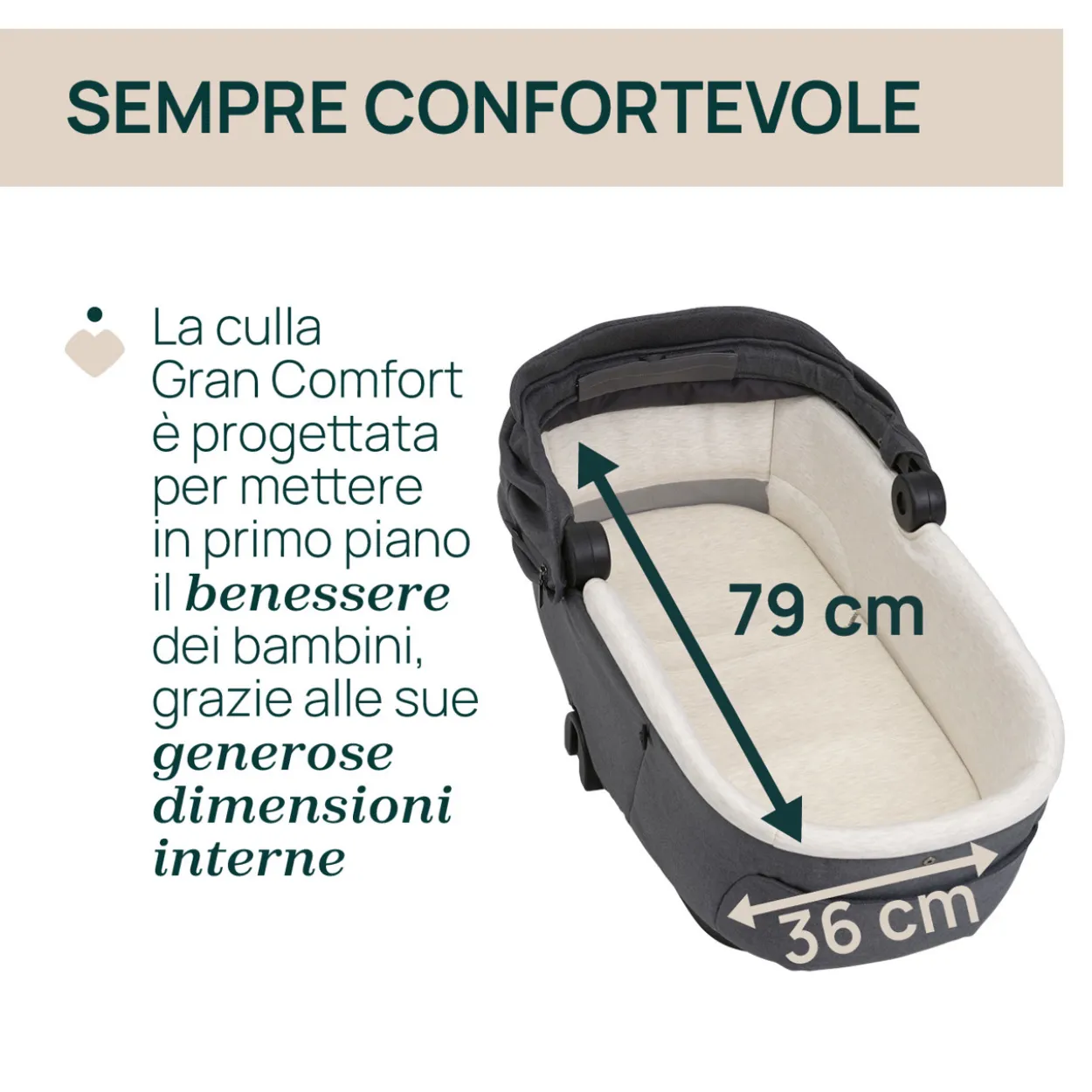 Trio Bellagio 2 Gran Comfort con First Seat Recline
