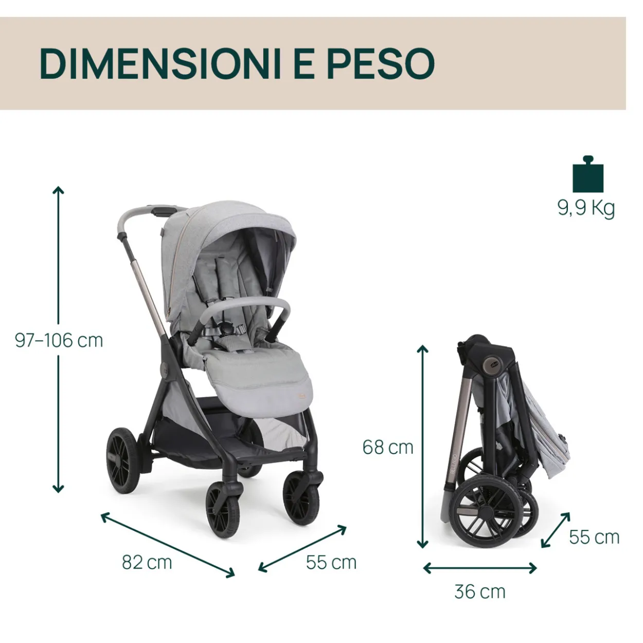Trio Bellagio 2 Gran Comfort con First Seat Recline