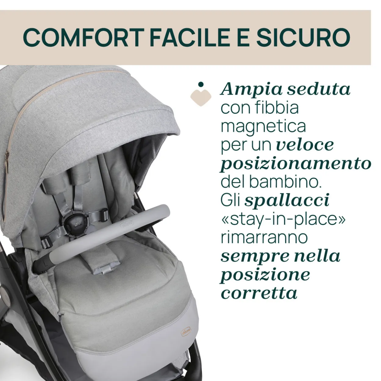 Trio Bellagio 2 Gran Comfort con First Seat Recline