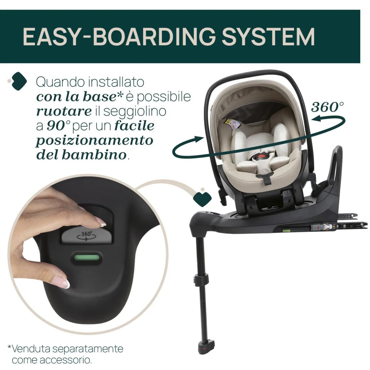 Trio Bellagio 2 Gran Comfort con First Seat Recline