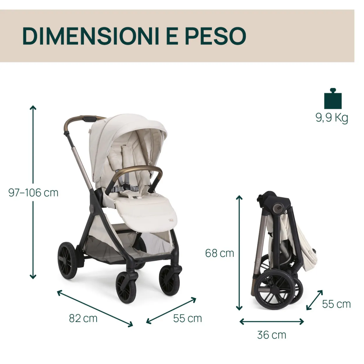Trio Bellagio 2 Gran Comfort con First Seat Recline