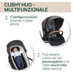 Trio Mysa Flexi con First Seat Recline e Lullaglide