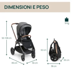 Trio Mysa Flexi con First Seat Recline e Lullaglide