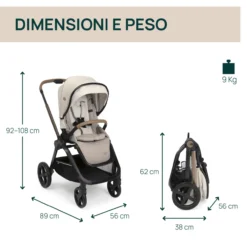 Trio Mysa Flexi con First Seat Recline e Lullaglide