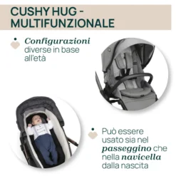 Trio Mysa Flexi con First Seat Recline e Lullaglide