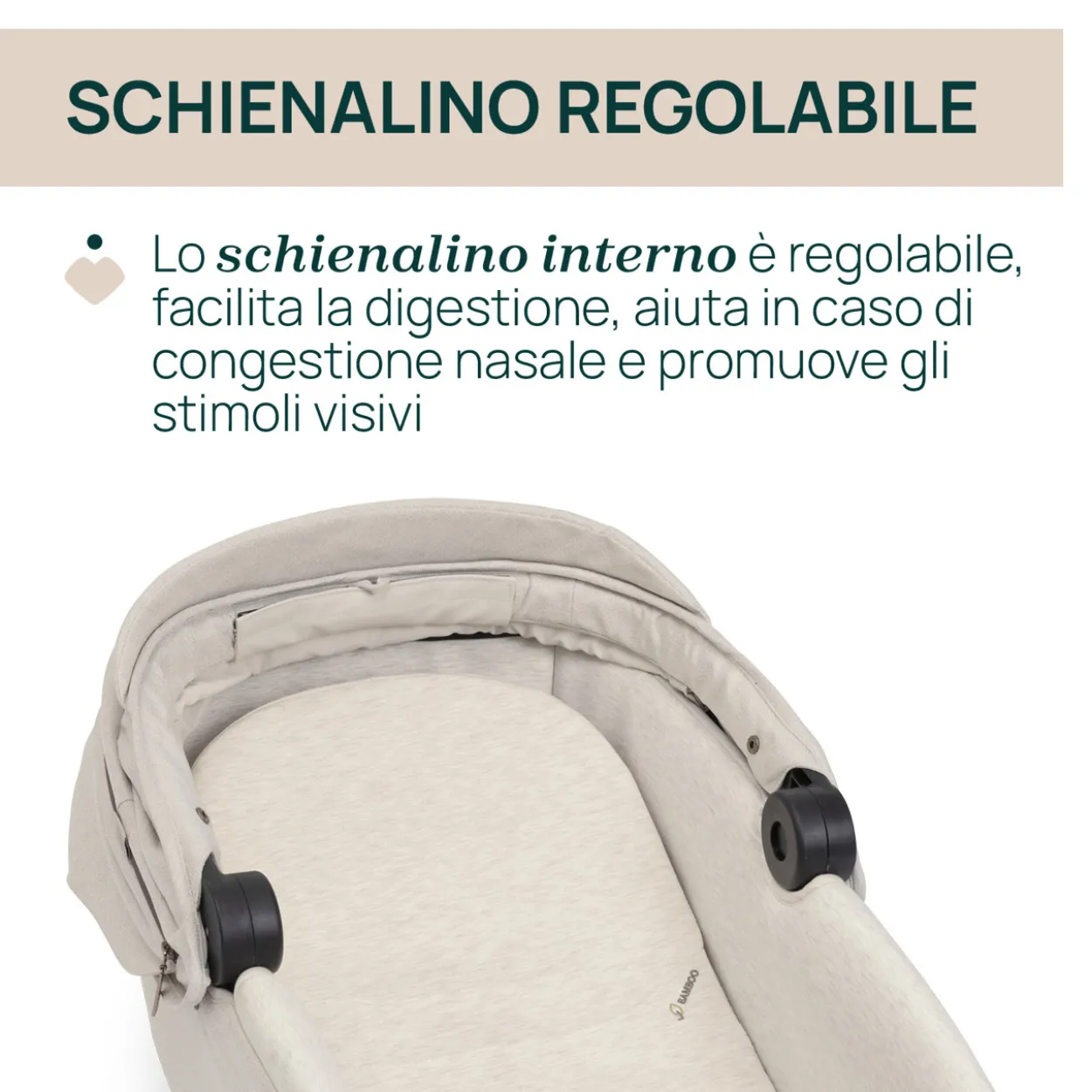 Trio Mysa Gran Comfort con First Seat Recline e Lullaglide
