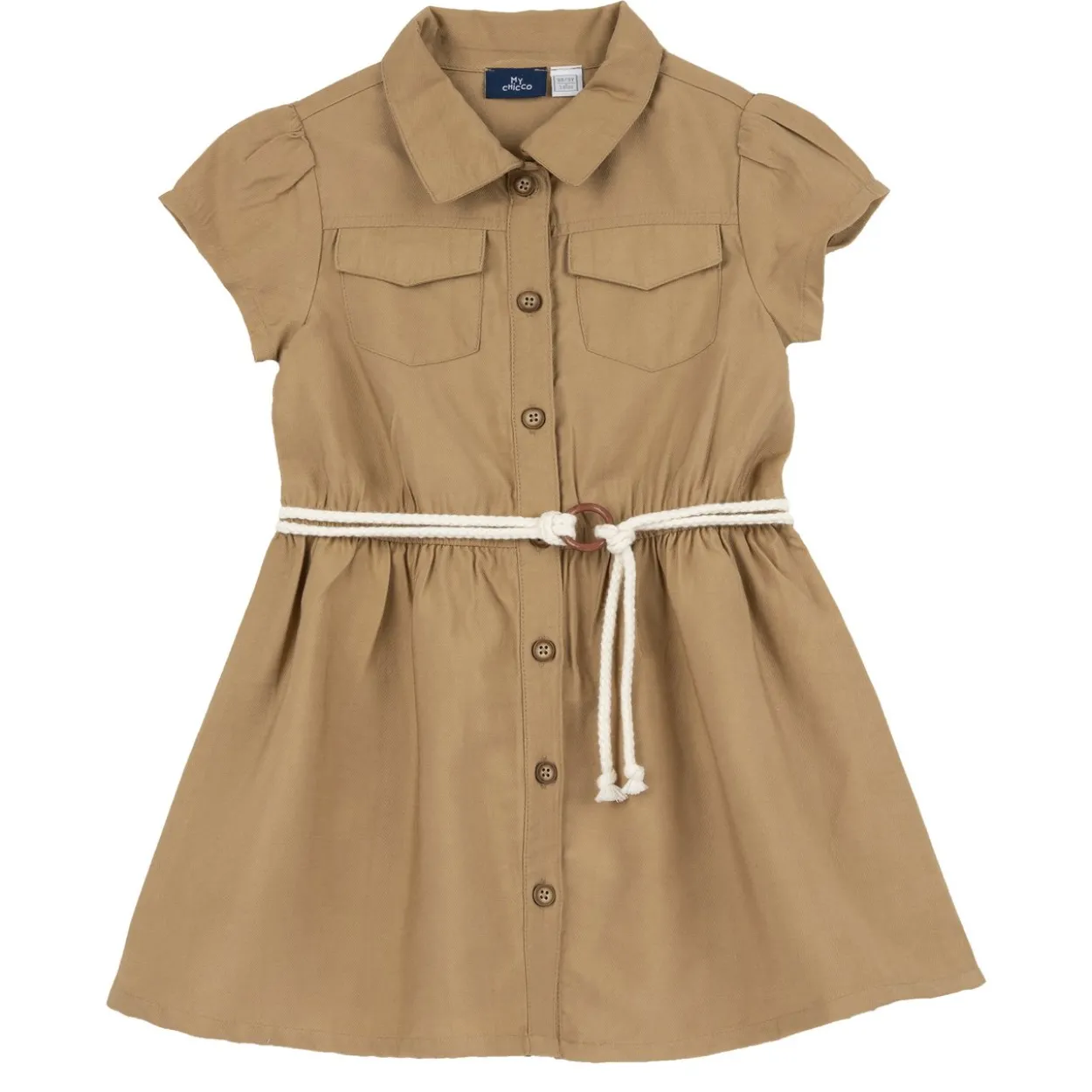 Vestito manica corta con colletto
