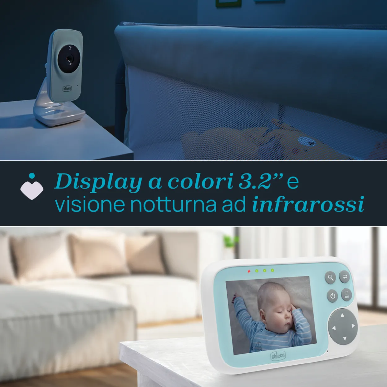 Video baby monitor start